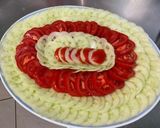 Une image de l'étape 8 de Salade composée concombre,, feta et persil.