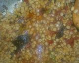 A picture of step 2 of Chana Tarka dall in dhaba style.