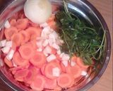 Zöldséges bableves recept fázis 1 fotója