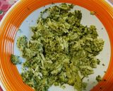 A picture of step 1 of Savory Broccoli and Speck Loaf Cake.