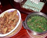 A picture of step 2 of Wet fry kienyeji chicken with ugali.