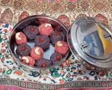 A picture of step 13 of Grapes & Rose Khoa Ladoo – Easy Prasad.