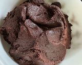 A picture of step 4 of Gluten Free~ Almond and Cocoa Truffles covered in Vanilla or Milk Chocolate.