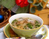 Hình bước làm 2 của món Thịt băm nấu mì lá tươi