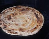 A picture of step 3 of Laccha paratha.