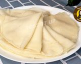 A picture of step 6 of Homemade Spring Roll Sheets Wraps In Two Ways With Dough And With Batter.