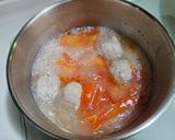 番茄蛋花貢丸湯的食譜步驟3照片