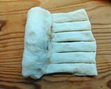 Almás táska kelt tésztából recept fázis 6 fotója