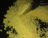 A picture of step 1 of Moong daal halwa.