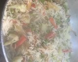 A picture of step 5 of Vegetables Pulao.