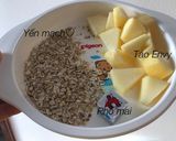 Hình bước làm 1 của món Bánh táo yến mạch phô mai