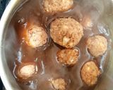 A picture of step 8 of My Beef & Stuffing Meatballs in Beef Gravy 🤗.