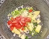 A picture of step 1 of Kala chana chaat.