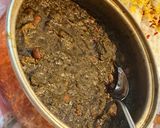 عکس مرحله 4 از دستور خورشت قورمه سبزی جا افتاده