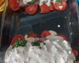 Foto del paso 1 de la receta: Pescado saludable al horno con tomate y espinaca