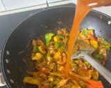 #शिमला मिर्च में सोया चंक्स चटपटे रेसिपी चरण 5 फोटो