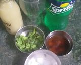 A picture of step 1 of Mint lemonade.