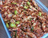 Foto langkah ke 5 dari resep Sambal Cumi Kecombrang Pete.