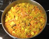 A picture of step 4 of Quick, Easy, and Budget-Friendly Paella.
