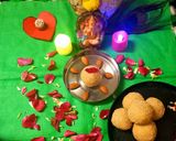 A picture of step 5 of Churma laddu.