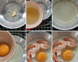 รูปขั้นตอนการทำที่ 1 ของ "กุ้งไซ้ไข่กระทะ / เอ้กอี้เอ้กซีฟู้ด"🍳🦐😋