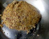 A picture of step 2 of Sprouted Raagi Roti.