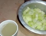 A picture of step 1 of Lauki ka raita.