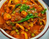 मटर मशरूम की मसालेदार सब्जी रेसिपी चरण 9 फोटो