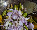 A picture of step 2 of Simple stir fry Parwal ki sabji with ghee roti.