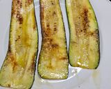 A picture of step 3 of Chistorra and Zucchini Pinchos.