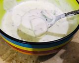 A picture of step 4 of Veggie raita.
