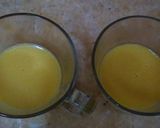 A picture of step 6 of Mango Chocolate jello shots.