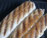 A picture of step 5 of Japanese noodle sandwich(yakisoba bread).