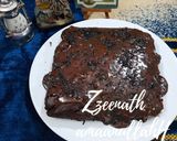 A picture of step 4 of Brownie Cake.