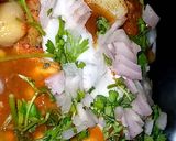 A picture of step 6 of سیو پاپڑی چاٹ.
