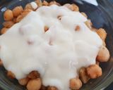 A picture of step 4 of Chana chaat.