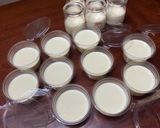 Hình bước làm 7 của món Panna Cotta Việt Quất - Trà Xanh