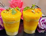 A picture of step 7 of Mango custard pudding 🥭🥭.