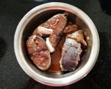 Hình bước làm 1 của món Cá cờ chưng tương