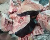 A picture of step 9 of Seer fish head mango curry(vanjiram thalai maangaai kulambu).