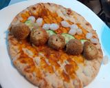 A picture of step 1 of Chicken Ball n sausage Pita roll.
