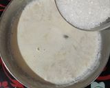 A picture of step 2 of Sujir payesh.