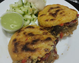 Foto del paso 18 de la receta: Arepas🥙rellenas con salteado de berenjenas y pimientos tatemados🍆🫑🧅