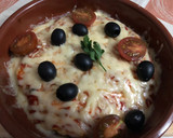 Foto del paso 5 de la receta: Pastel de tortilla con relleno de champiñón