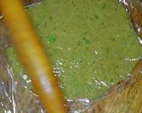 A picture of step 2 of Chicken cheese kabab.