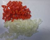 A picture of step 2 of Kerrie Noedelslaai / Curry Noodle Salad.