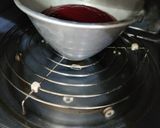 A picture of step 5 of Red Velvet Modak Cake on Ganesh Chaturthi.