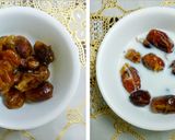 A picture of step 1 of Agar Agar dates pudding.