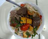 Hình bước làm 8 của món Bún riêu cua đồng đơn giản