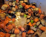 A picture of step 2 of Lamb stew with Pecorino Romano Mash.
